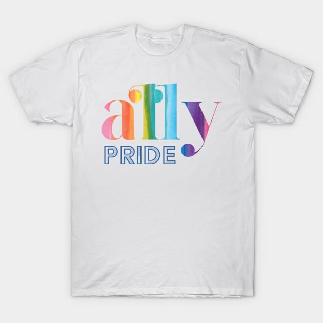 Ally pride T-Shirt by jellytalk